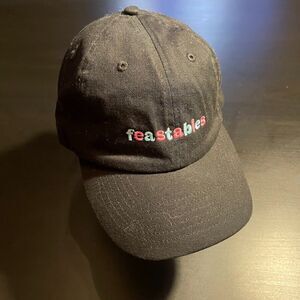 MrBeast FEASTABLES Adult Hat - Black Adjustable Baseball Cap - YouTube Merch